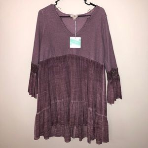 Flowy purple dress